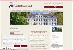 Sites similar to amt-oldenburg-land.de
