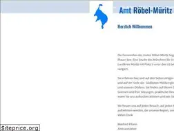 Sites similar to amt-roebel-mueritz.de