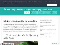 Sites similar to amthucbepgiadinh.wordpress.com