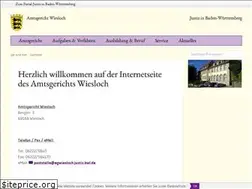 Sites similar to amtsgericht-wiesloch.de