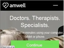 Sites similar to amwell.com