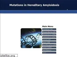 Sites similar to amyloidosismutations.com