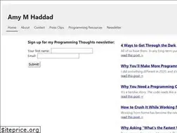 Sites similar to amymhaddad.com