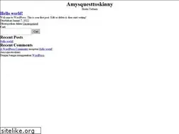 Sites similar to amysquesttoskinny.com