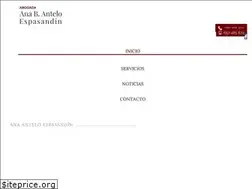 Sites similar to anaanteloabogada.es