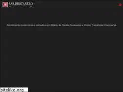 Sites similar to anabrocanelo.com.br