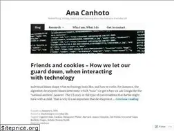 Sites similar to anacanhoto.com