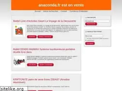 Sites similar to anaconda.fr