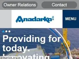 Sites similar to anadarko.com