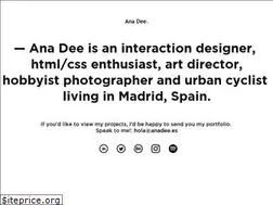 Sites similar to anadee.es