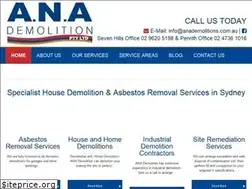 Sites similar to anademolitions.com.au