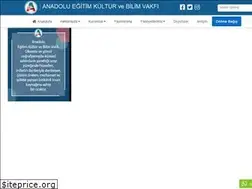 Sites similar to anadoluvakfi.org