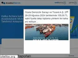 Sites similar to anadoluyatirim.com