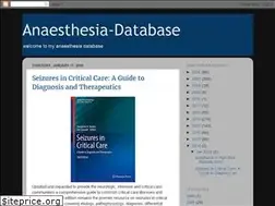 Sites similar to anaesthesia-database.blogspot.com