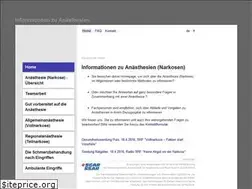 Sites similar to anaesthesie-info.ch
