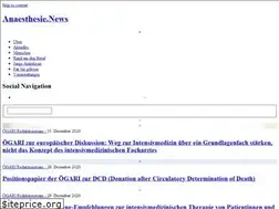 Sites similar to anaesthesie.news