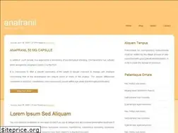 Sites similar to anafranil365.com