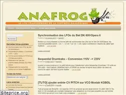 Sites similar to anafrog.com