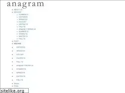 Sites similar to anagram.com.hk