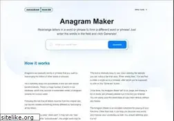 Sites similar to anagrammaker.com
