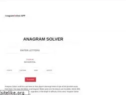 Sites similar to anagramsolver.app