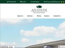 Sites similar to anaheimhealthcare.com