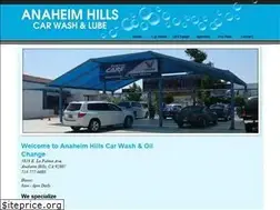 Sites similar to anaheimhillscarwashandoil.com