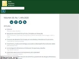 Sites similar to analesdenutricion.org.ve