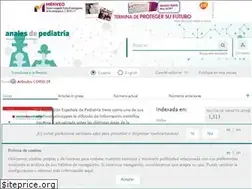 Sites similar to analesdepediatria.org