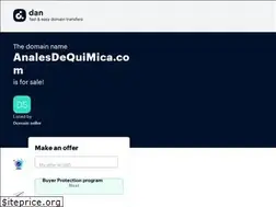 Sites similar to analesdequimica.com