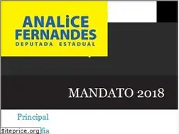 Sites similar to analicefernandes.net.br