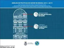 Sites similar to analisepoliticaemsaude.org