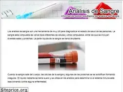 Sites similar to analisisdesangre.org
