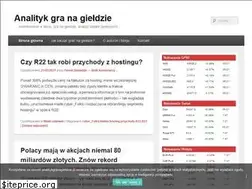 Sites similar to analitykgranagieldzie.pl
