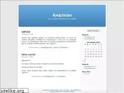 Sites similar to analizator.wordpress.com