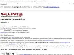 Sites similar to analogman.com
