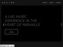 Sites similar to analognashville.com