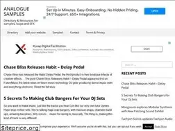Sites similar to analoguesamples.com