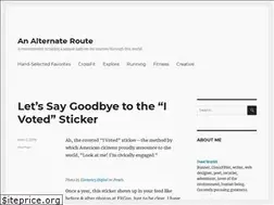 Sites similar to analternateroute.com
