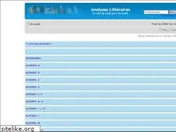 Sites similar to analyses-litteraires.com