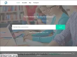 Sites similar to analysesiden.dk