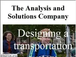 Sites similar to analysisandsolutions.com