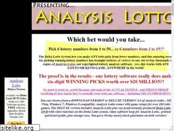 Sites similar to analysislotto.com
