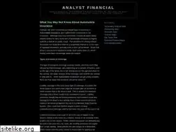 Sites similar to analyst-financial.blogspot.com