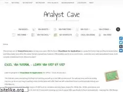 Sites similar to analystcave.com