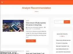 Sites similar to analystrecommendation.com