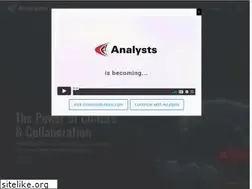 Sites similar to analysts.com