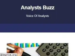 Sites similar to analystsbuzz.com