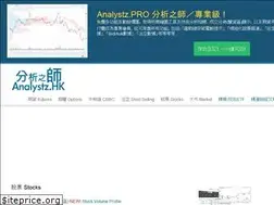Sites similar to analystz.hk