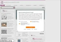 Sites similar to analytica-world.com